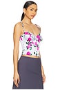 view 3 of 8 Satin Bustier Top in Vintage Rose001