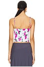 view 5 of 8 Satin Bustier Top in Vintage Rose001