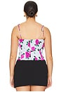 view 6 of 8 Satin Bustier Top in Vintage Rose001