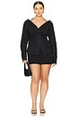 view 8 of 8 Poplin Off Shoulder Top in Black001