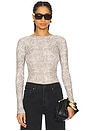 view 1 of 11 Mesh Boatneck Bodysuit in Ssp Print001