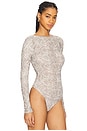 view 5 of 11 Mesh Boatneck Bodysuit in Ssp Print001
