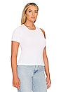 view 4 of 9 Asymmetrical Open Back Tee in White001