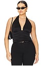 view 2 of 8 Slinky Jersey Halter Top in Black001