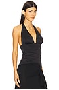 view 3 of 8 Slinky Jersey Halter Top in Black001