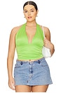view 2 of 8 Slinky Jersey Halter Top in Lime005