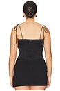 view 6 of 8 Satin Bustier Top in Black001