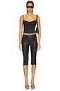 view 7 of 8 Satin Bustier Top in Black001