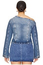 view 10 of 12 Asymmetric Denim Shirt in Indigo771