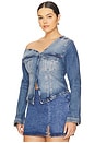 view 8 of 12 Asymmetric Denim Shirt in Indigo771