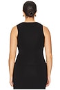view 6 of 8 Ruched Tank Top in Black001