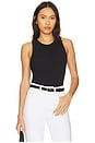 view 1 of 8 Micro Rib Tank Top in Black001