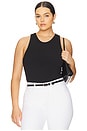 view 2 of 8 Micro Rib Tank Top in Black001