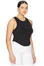 view 4 of 8 Micro Rib Tank Top in Black001