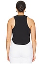 view 6 of 8 Micro Rib Tank Top in Black001