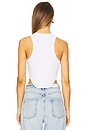 view 5 of 8 Micro Rib Tank Top in White001