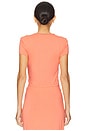 view 5 of 8 Stretch Jersey Top in Coral002