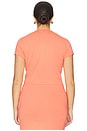 view 6 of 8 Stretch Jersey Top in Coral002