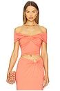 view 1 of 8 TOP DESCUBIERTO in Coral002