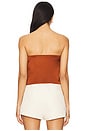 view 5 of 8 Satin Handkerchief Top in Copper004