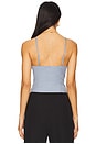 view 5 of 8 Twill Suiting Camisole in Crosshatch Blue001