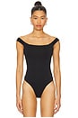 view 3 of 10 Scuba Corset Bodysuit in Black001