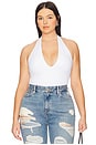 view 2 of 10 Scuba Halter Bodysuit in White001