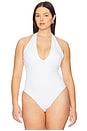 view 4 of 10 Scuba Halter Bodysuit in White001