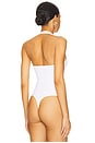 view 7 of 10 Scuba Halter Bodysuit in White001