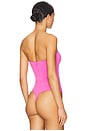 view 7 of 10 Sculpting Corset Strapless Bodysuit in Berry Sorbet010