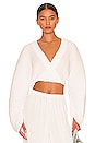 view 1 of 8 Plisse Sculpted Top in Ivory01