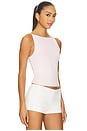 view 3 of 4 Weightless Sleeveless Tank in Cotton Candy Pink003