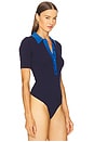 view 3 of 5 Cable Knit Bodysuit in Midnight002
