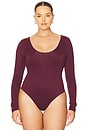 view 4 of 5 Sculpting Scoop Neck Bodysuit in Fig007