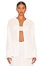 view 1 of 8 Plisse Shirt in Ivory01