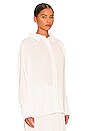 view 3 of 8 Plisse Shirt in Ivory01