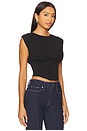 view 3 of 8 Sleeveless Corset Top in Black001