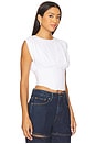 view 2 of 4 Sleeveless Corset Top in White001