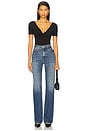 view 5 of 5 Jersey Twist Front Bodysuit in Black001