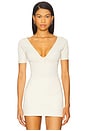view 1 of 5 Jersey Twist Front Bodysuit in Ecru003