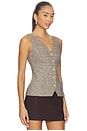 view 3 of 9 Plaid Vest in Glen Plaid001