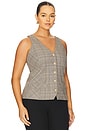 view 4 of 9 Plaid Vest in Glen Plaid001