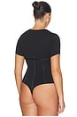 view 8 of 10 Weightless Scuba Corset Bodysuit in Black001