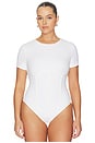 view 4 of 10 Weightless Corset Bodysuit in White001