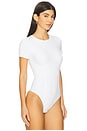 view 5 of 10 Weightless Corset Bodysuit in White001