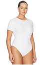 view 6 of 10 Weightless Corset Bodysuit in White001
