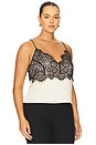view 4 of 8 Satin Lace Camisole in Ecru003
