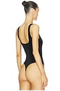 view 7 of 10 Velvet Modern Tank Bodysuit in Black001