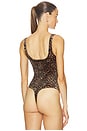 view 7 of 10 Velvet Modern Tank Bodysuit in mini lucky leopard