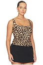 view 4 of 8 Mesh Bustier in Lucky Leopard001